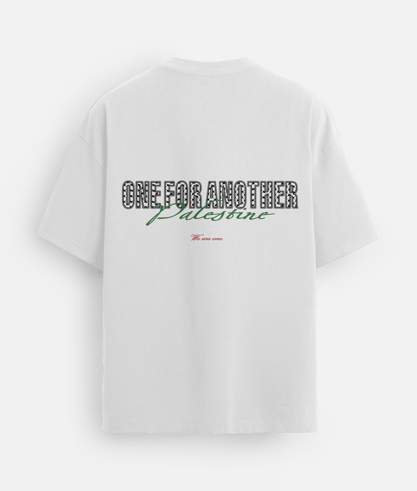 Palestine Script Oversized T-shirt